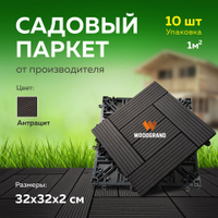 Садовый паркет дпк outdoor multi brown 22мм