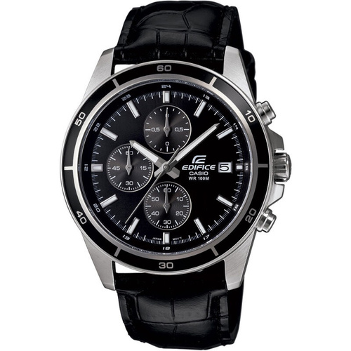 Edifice casio cheap black price