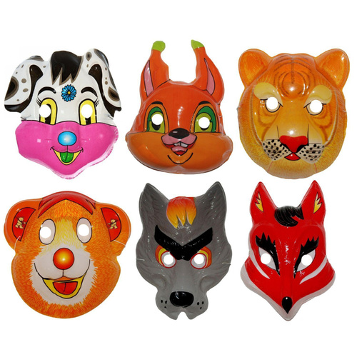 Маска карнавальная "Животные" , набор 6 шт - купить по доступным ценам ...