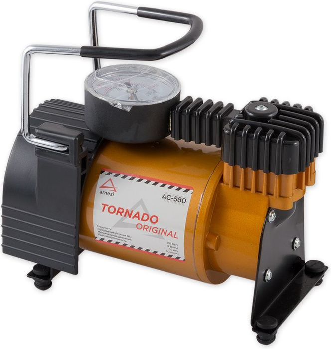 Компрессор автомобильный ARNEZI TORNADO AC580 ORIGINAL, мощность 110Вт ...