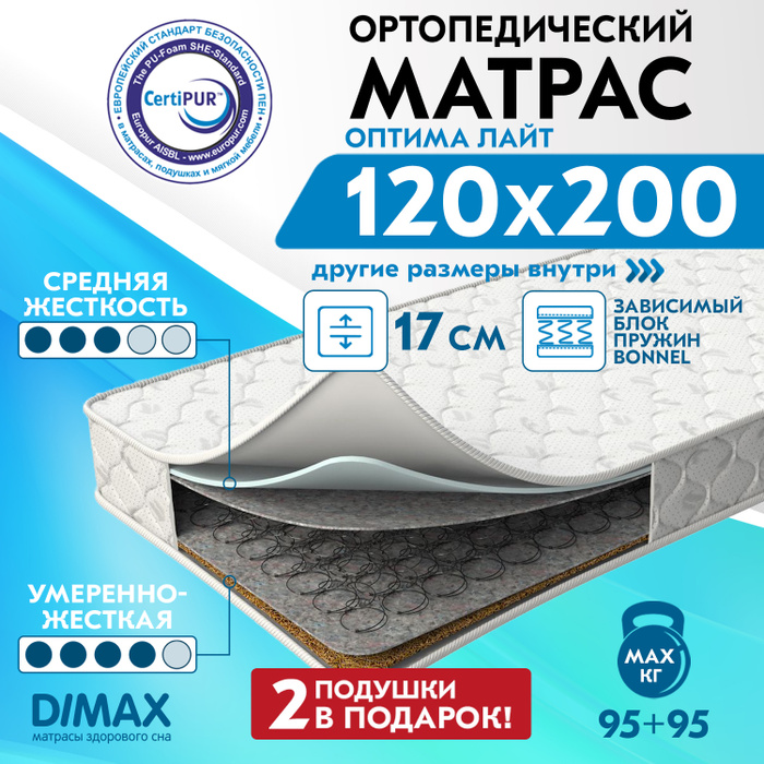 Матрас dimax оптима лайт