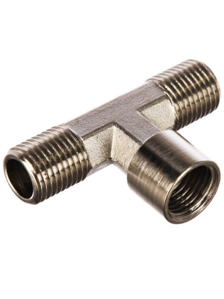 Т-образное соединение с резьбами 1/4"; Н/ВН/Н купить по низкой цене в ...