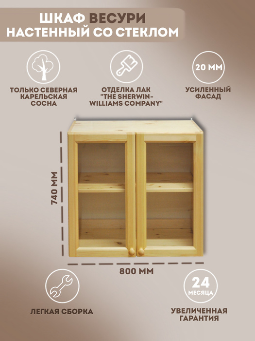 Шкаф кухонный навесной 800 мм