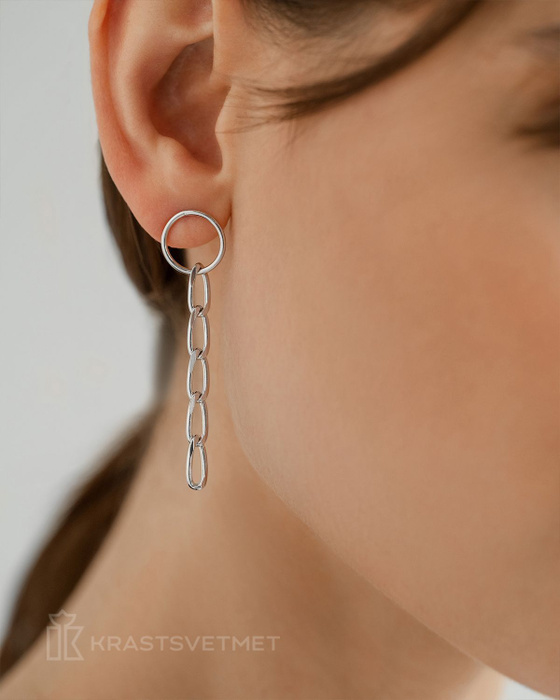Krastsvetmet / Серьги женские серебро 925 длинные висячие - купить с ...