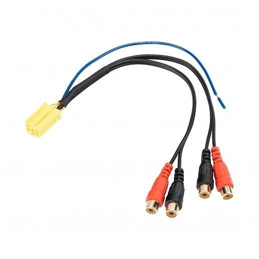 Mini ISO RCA кабель,переходник Kicx Mini LF-4RCAREM для подключения ...