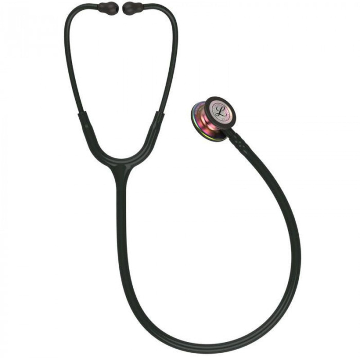Стетоскоп Littmann Classic III Чёрный и радужный, двухсторонний ...