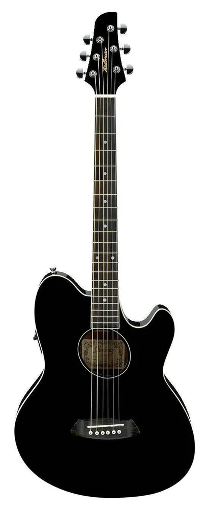 Ibanez Акустическая гитара электроакустическая TCY10E-BK 6-струнная, корпус Ель, вариант