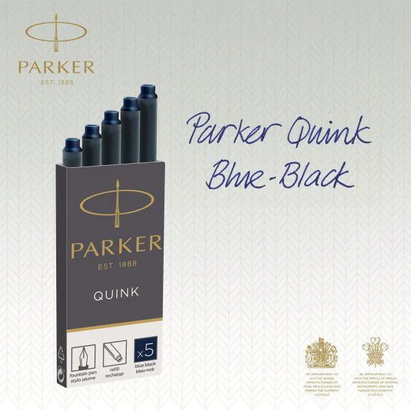 Картридж чернильный Parker Quink Z11. Количество в упаковке: 5 шт. Цвет чернил: иссиня-черный, 5 шт, фото 2