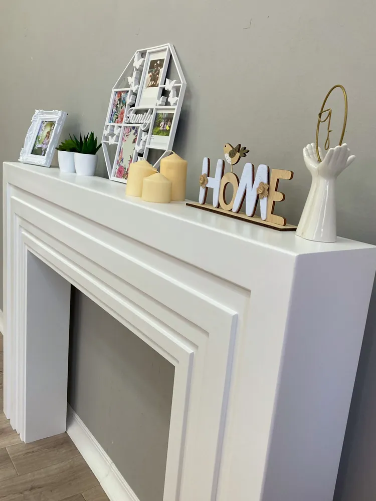 Kamin_decor_msk Монако 100х130х20, белый, 100x130x20, фото 6