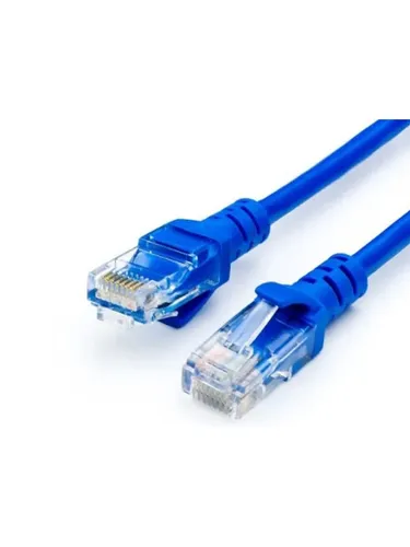 Кабель для интернета Патч-корд UTP, RJ45, 1 m синий