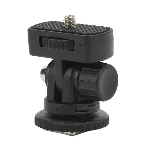 Холодный башмак для монитора с мини-штативом и резьбой 1/4 дюйма: Компактный адаптер для крепления а