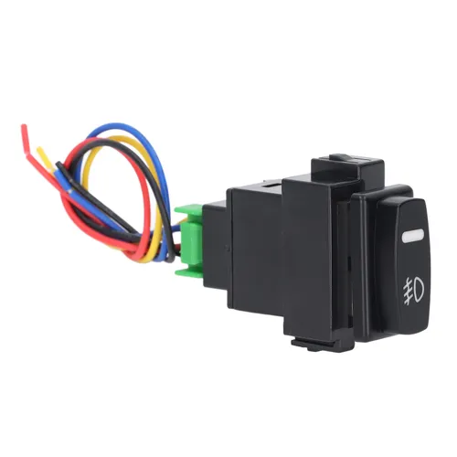 Переключатель противотуманных фар, проводка, светодиодная подсветка, кнопка, 12В 10А