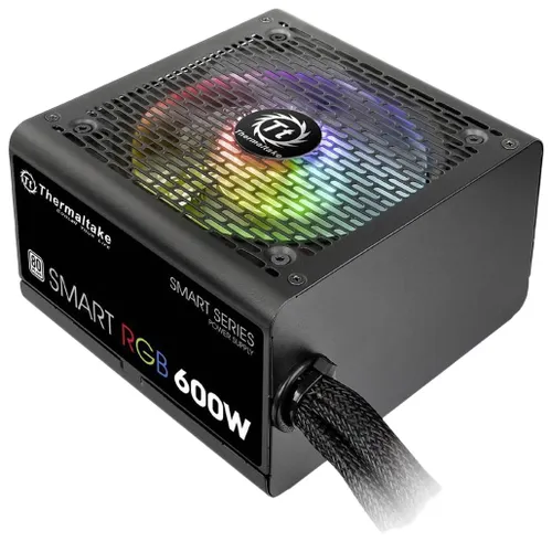 Thermaltake PS-SPR-0600NHSAWE-1 Блок питания Smart RGB , 600Вт, 80 PLUS, 120мм, черный
