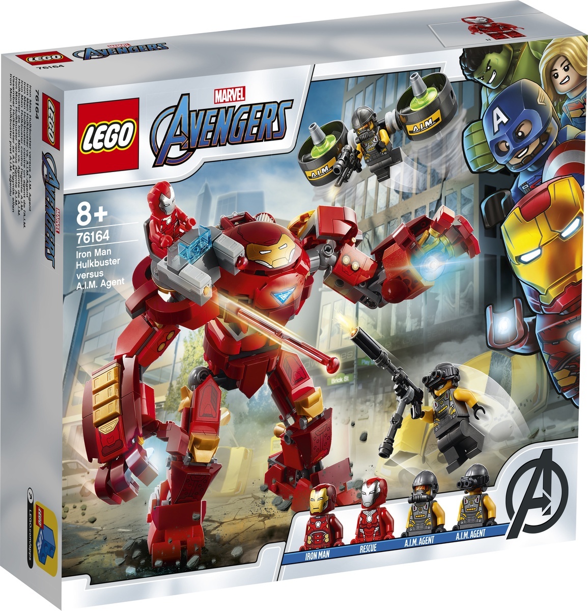 Конструктор LEGO Marvel Avengers Movie 4 76164 Халкбастер против