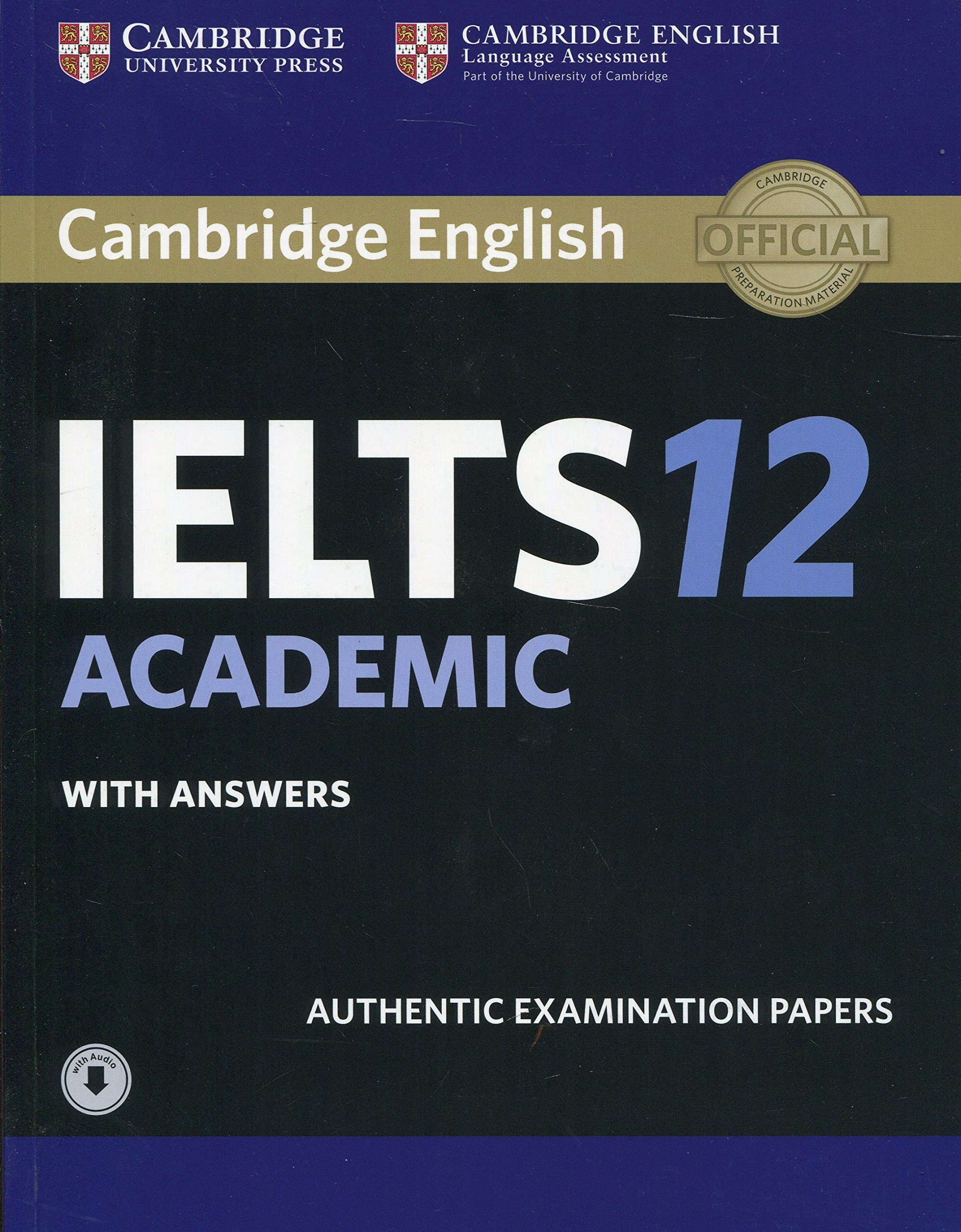 GW限定最終！学研英会話 12 巻EST　ENGLISH SELF TAUGHT Cambridge IELTS 12 Academic Student's Book with Answers and