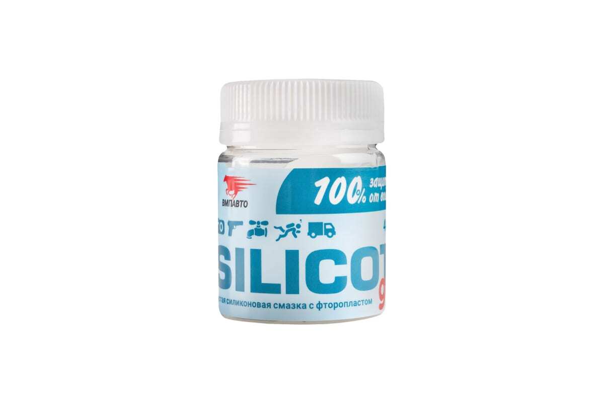 СмазкасиликоноваяVMPAUTOSILICOTGel40гтермовлагостойкаясфторопластом,банка2204