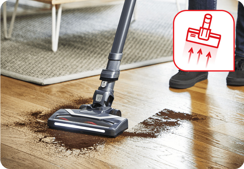 Беспроводной вертикальный пылесос с контейнером и подсветкой Tefal X ...