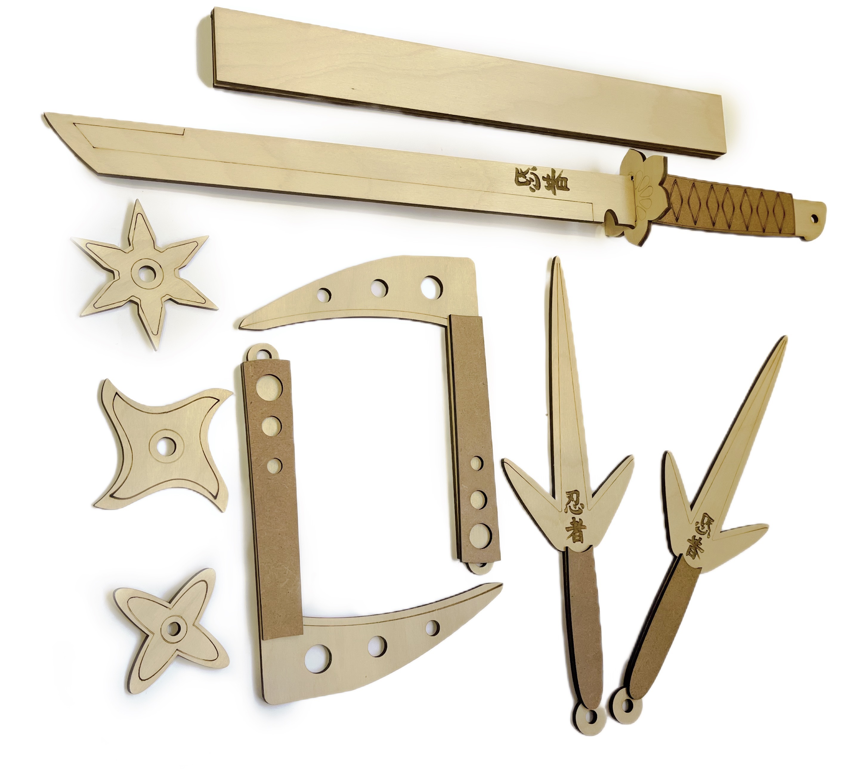 оружия ниндзя/ Катана / сюрикэн / сай купить на OZON по низкой