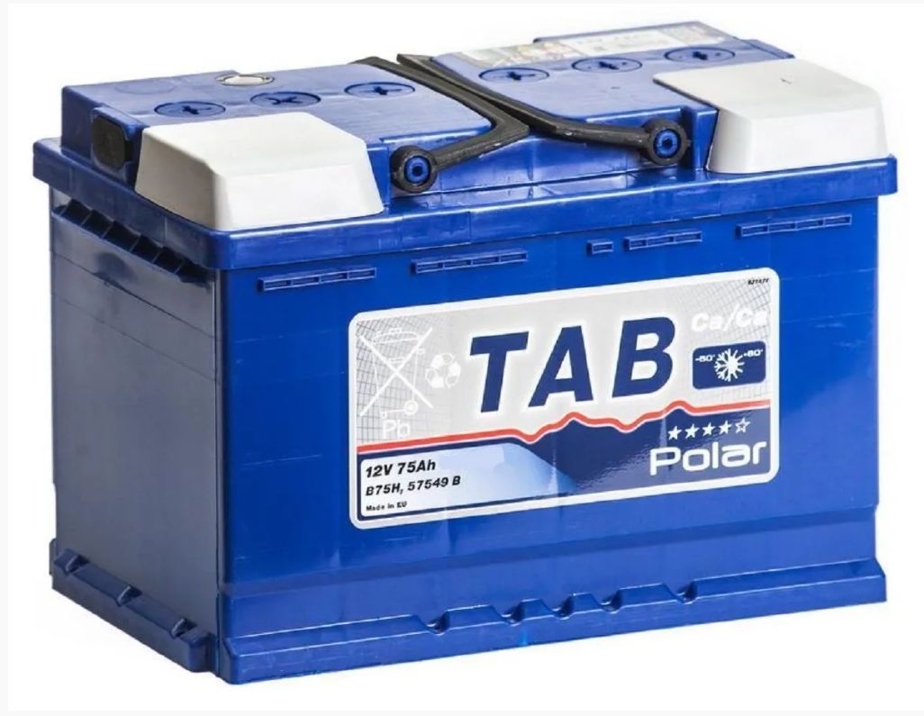 TABАккумуляторавтомобильный,75А•ч,Обратная(-/+)полярность