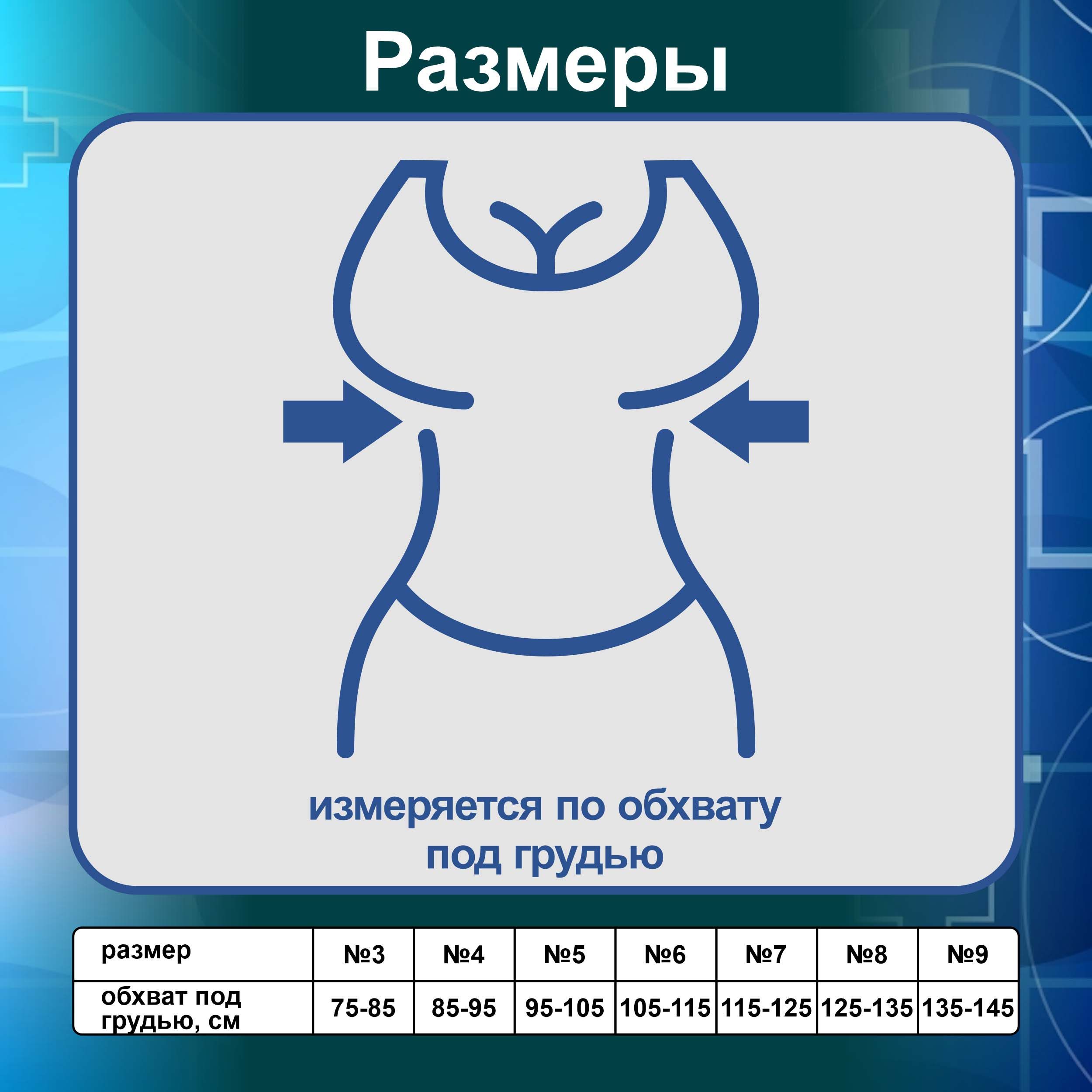 Бандаж послеоперационный на грудную клетку - купить с доставкой по выгодным  ценам в интернет-магазине OZON (862258980)