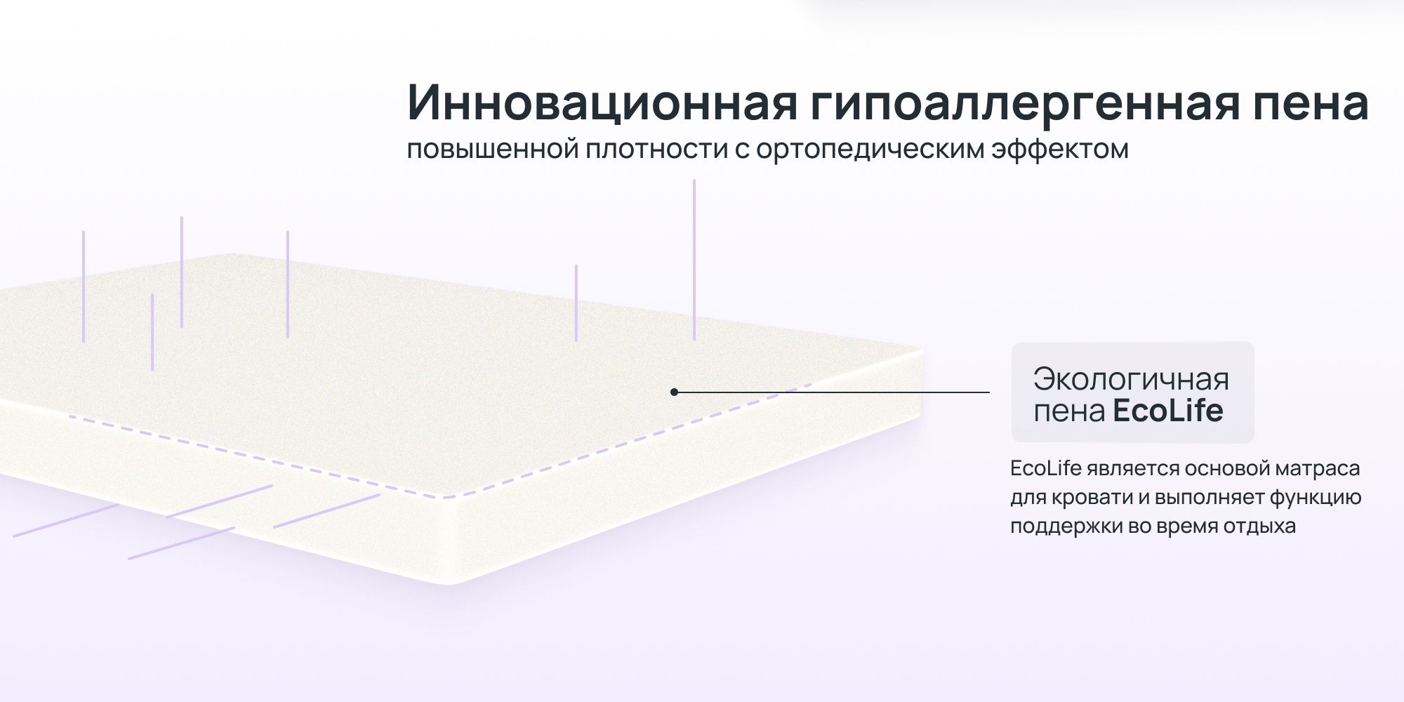 Матрас darwin base 160x200 беспружинный