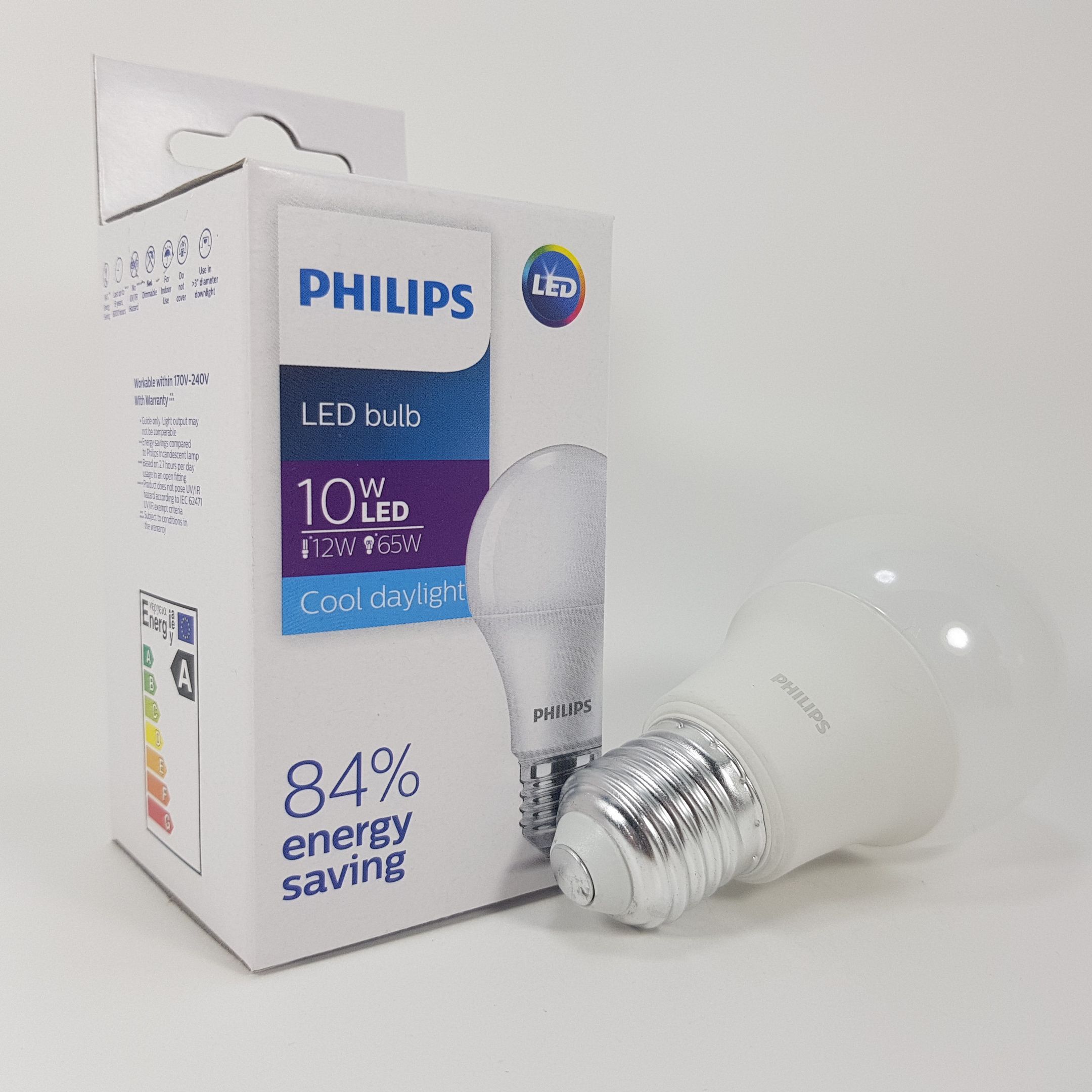 Светодиодная Лампочка Philips lighting E27 Груша 750 Лм 6500 К - купить ...