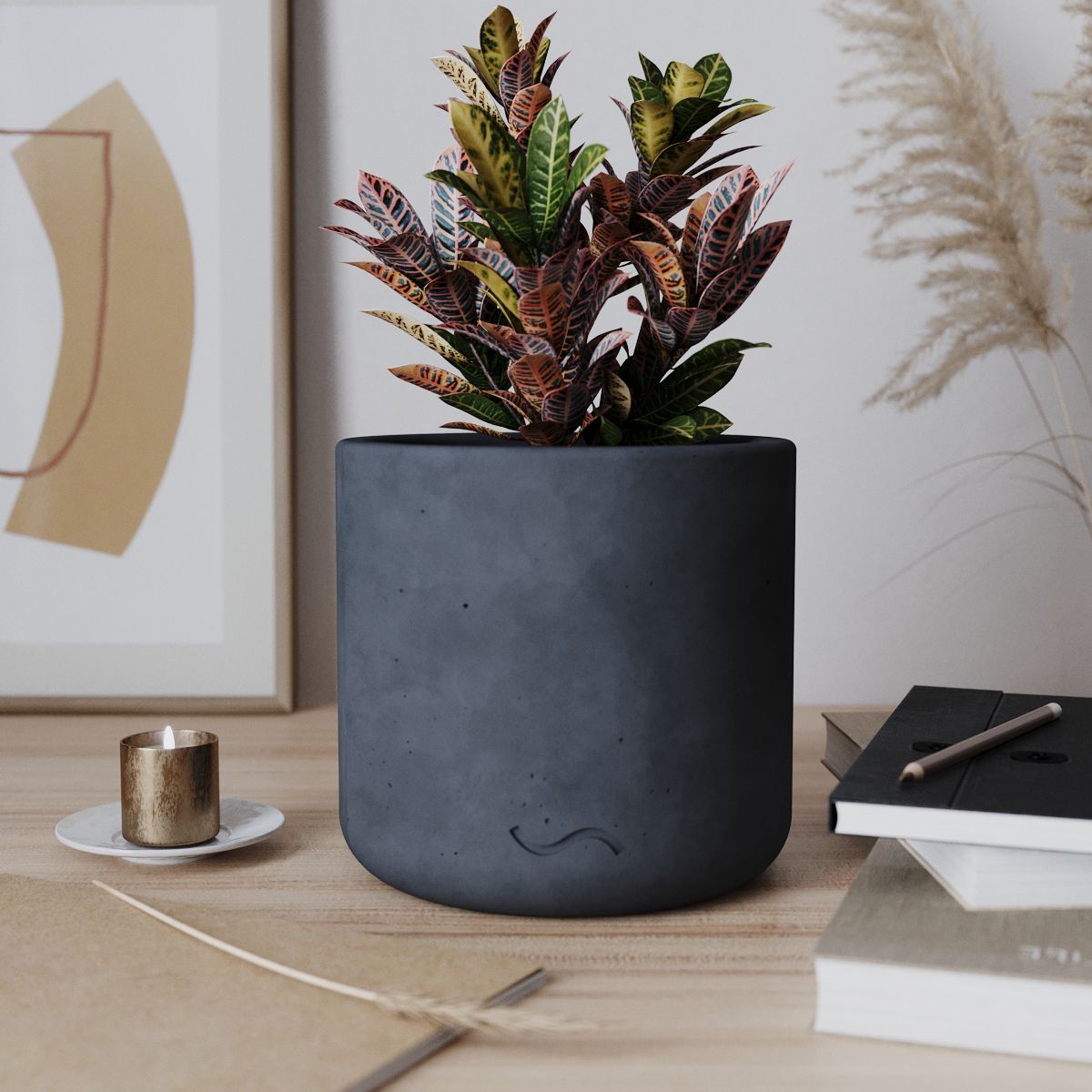 Горшок, кашпо для цветов, кактусов и суккулентов Julia Gloss, 2.5 л ...