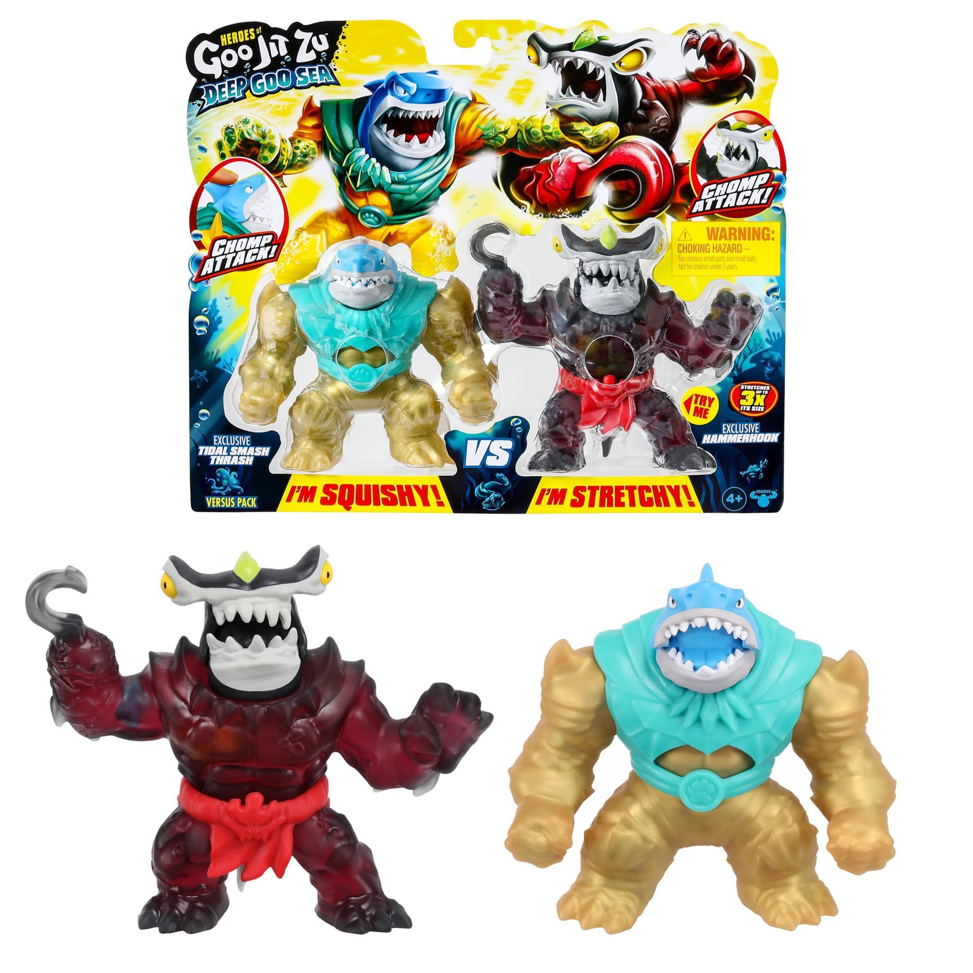 Набор Heroes of Goo Jit Zu Deep Goo Sea Versus.Эксклюзивный набор