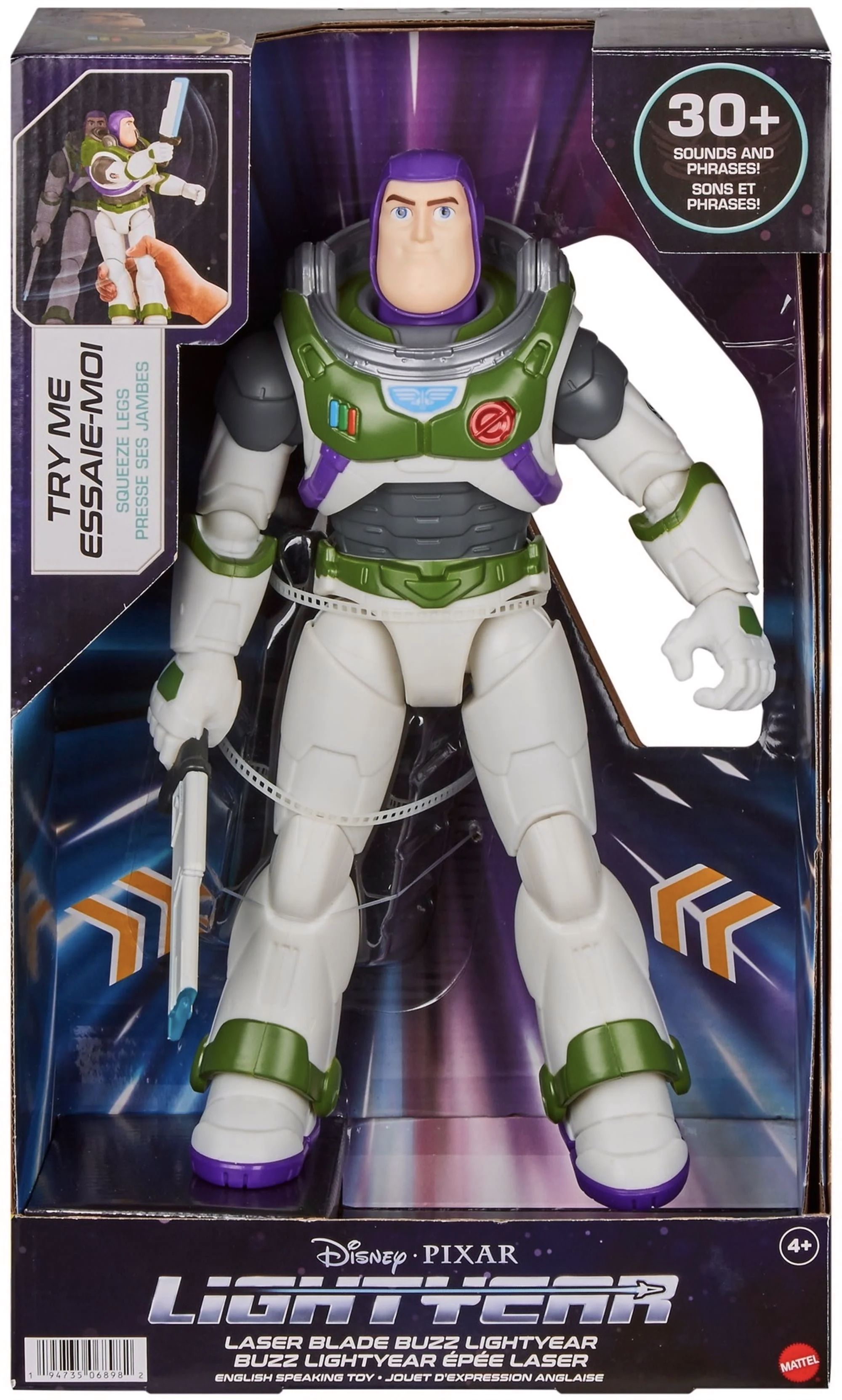 Игрушка Disney И Pixar, Большая Фигурка Buzz Lightyear, Лазерное Лезвие с эффектом света и звуков