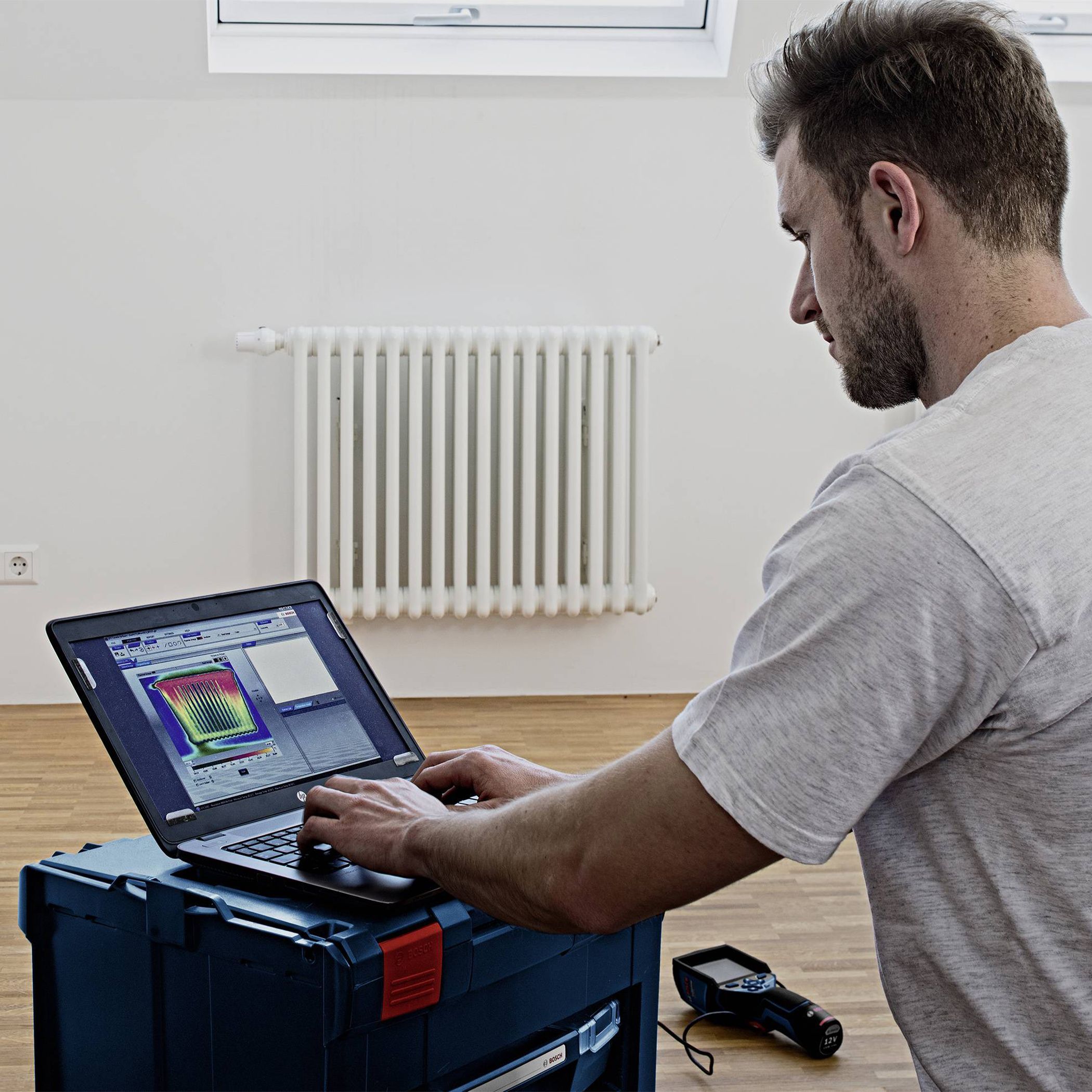 Тепловизор BOSCH GTC 400C от -10 до 400 С - инфракрасная камера ...