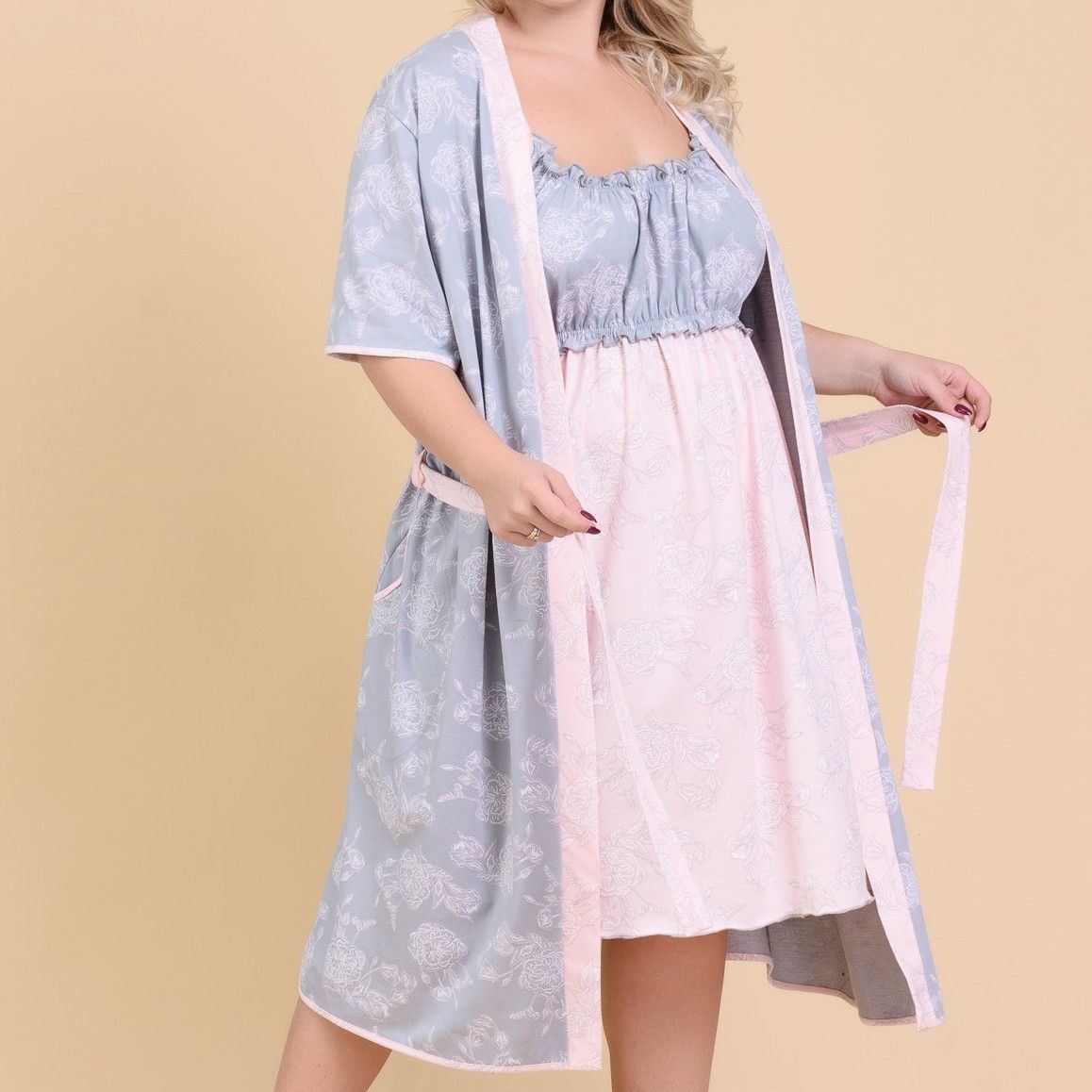 Пеньюар БОЛЬШИЕ РАЗМЕРЫ NIRO Большие размеры - купить с доставкой по ...