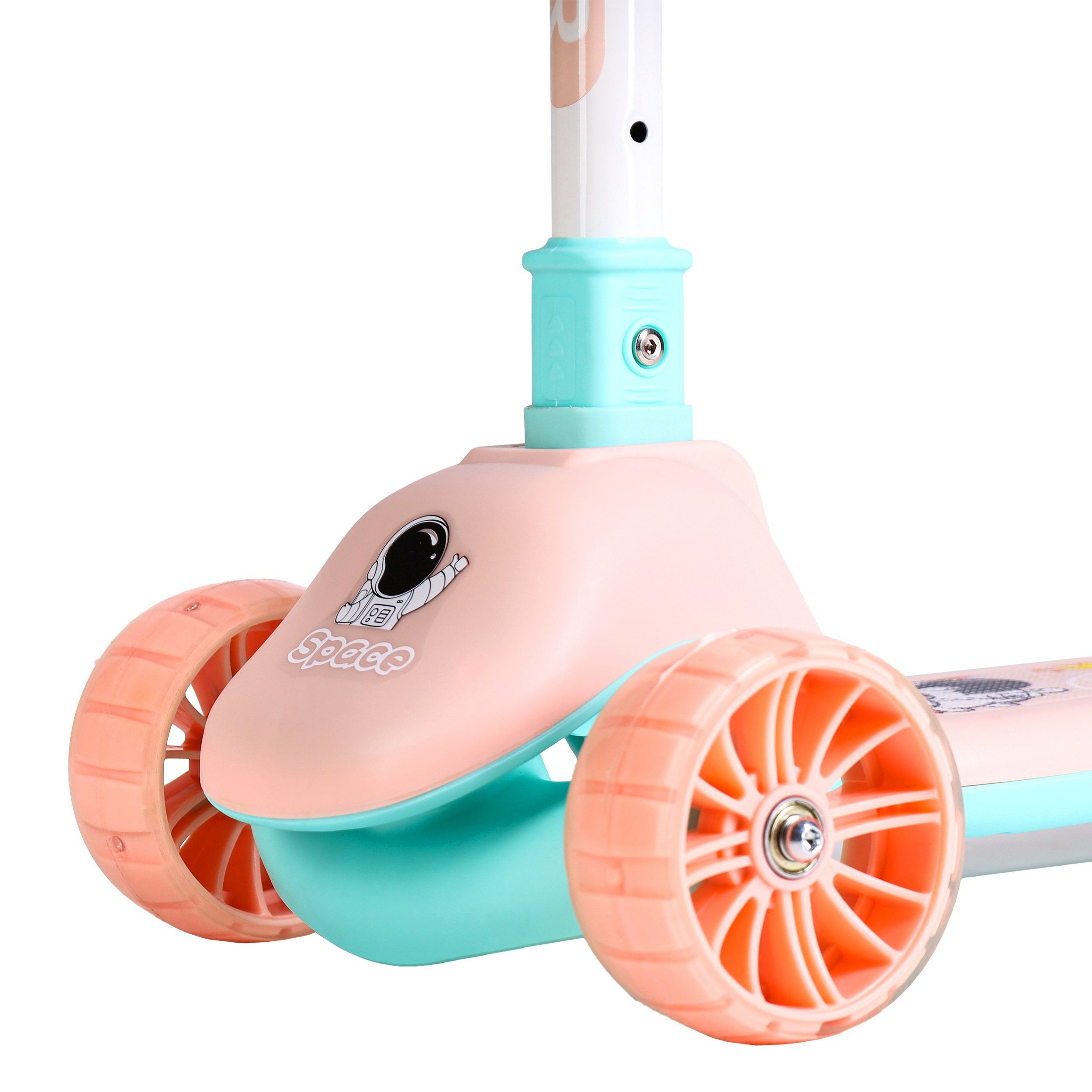 Самокат 3-х колесный SCOOTER Space, розовый Самокат 3-х колесный SCOOTER Space, розовый