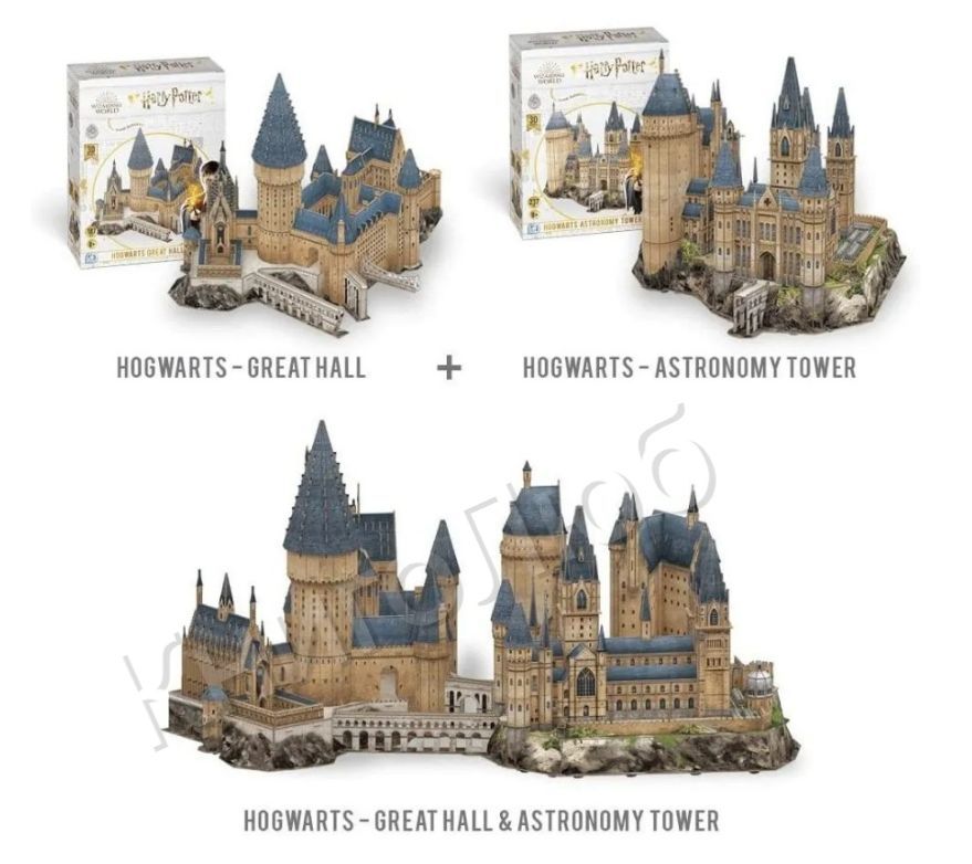 Cubic Fun - 3D Puzzle Harry Potter Hogwarts Great Hall Large
