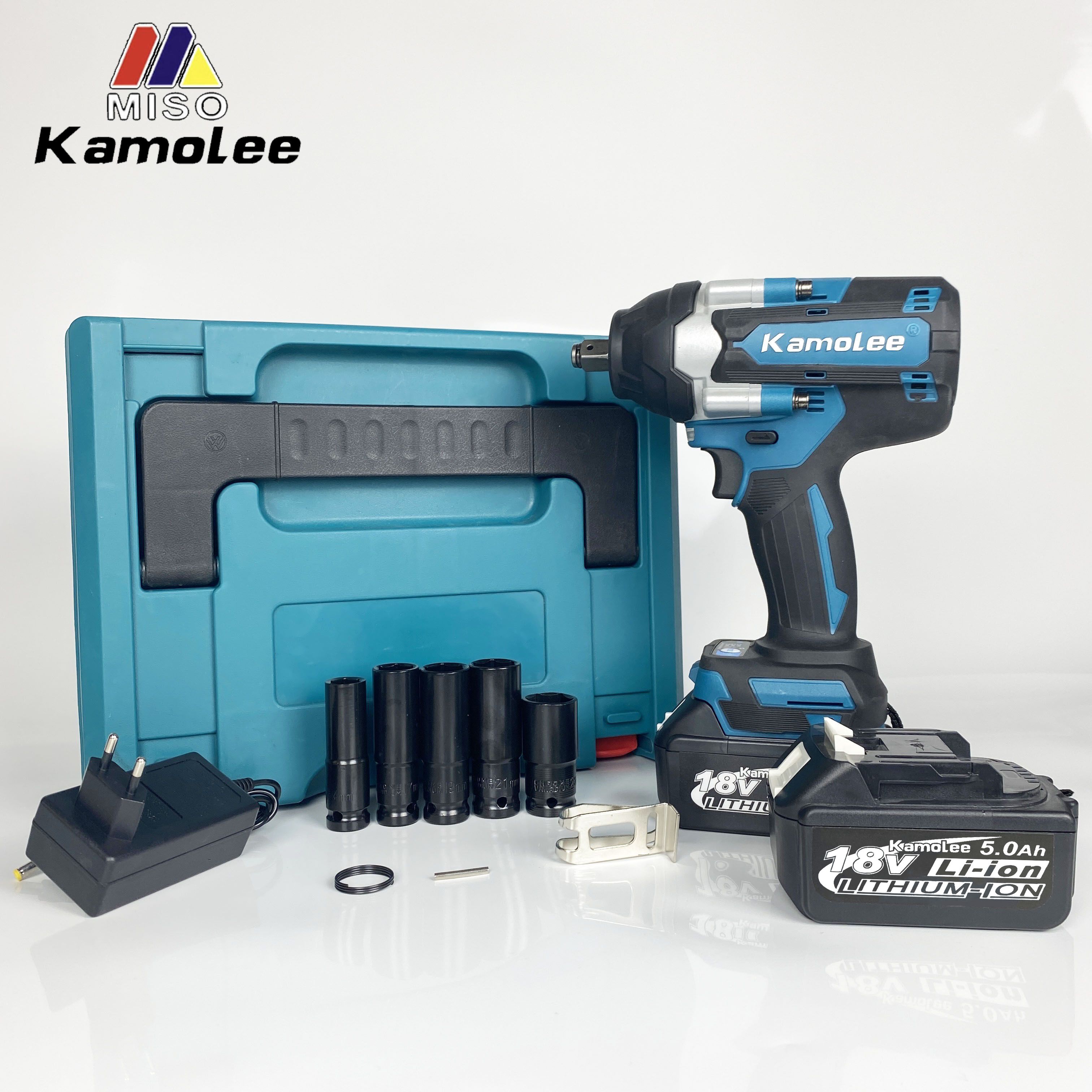 Kamolee DTW700 1/2" 1800N.m гайковерт аккумуляторный ударный ...