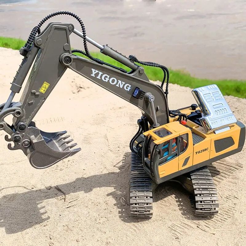 Машина на радиоуправлении большая Tripla экскаватор, строительная ...