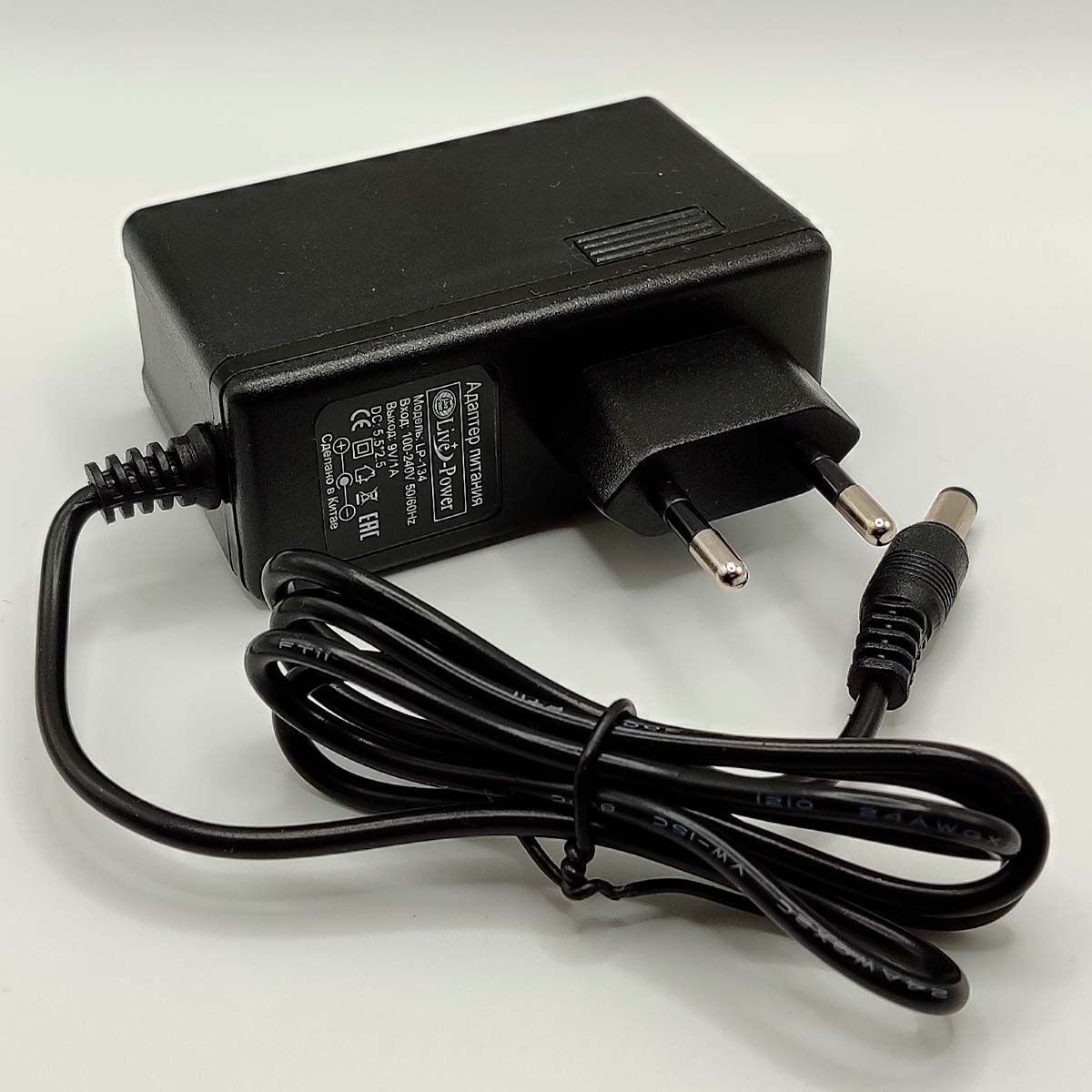 Блок питания для весов CAS, Масса-К, 9V 2A, отрицательная (обратная ...