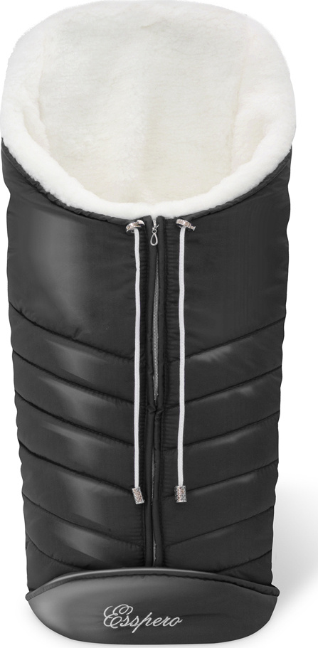 Зимний конверт в коляску Esspero Cosy White - Black #1