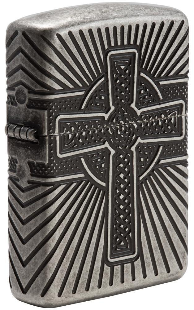 Зажигалка бензиновая ZIPPO Armor Antique Silver #1