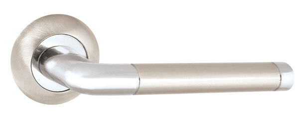 Ручка раздельная PUNTO REX TL SN/CP-3 матовый никель/хром #1