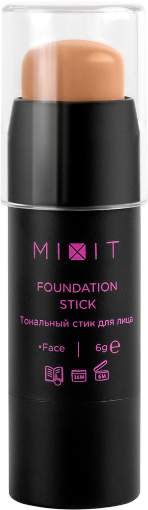 MIXIT Тональный стик Unique Foundation Stick Maple syryp, 6г - купить с ...