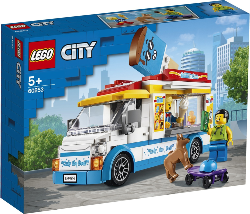 Конструктор LEGO City Great Vehicles 60253 Грузовик мороженщика