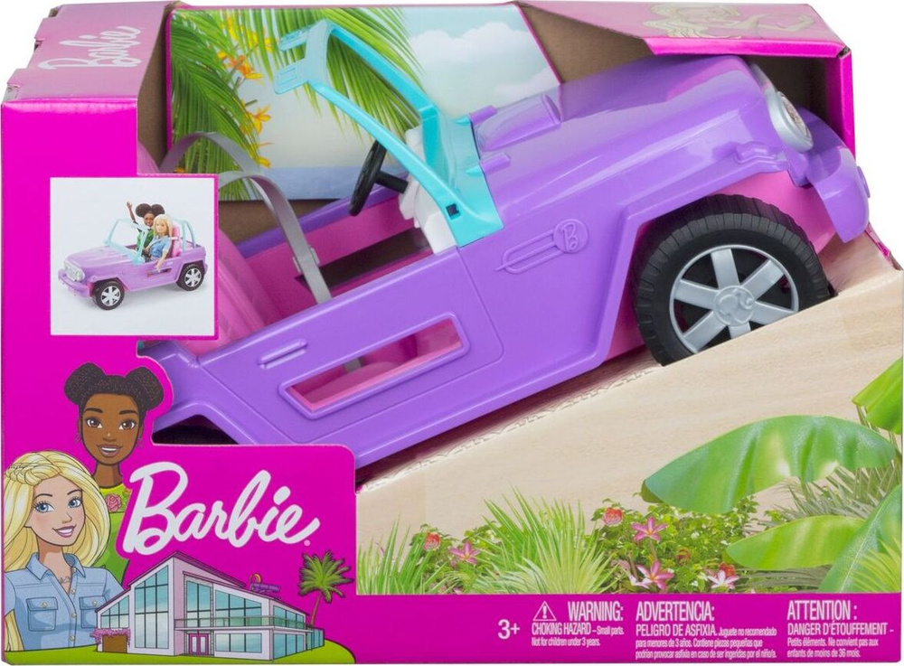 Транспорт для кукол Mattel Barbie Extra Джип, фиолетовый, GMT46 #1