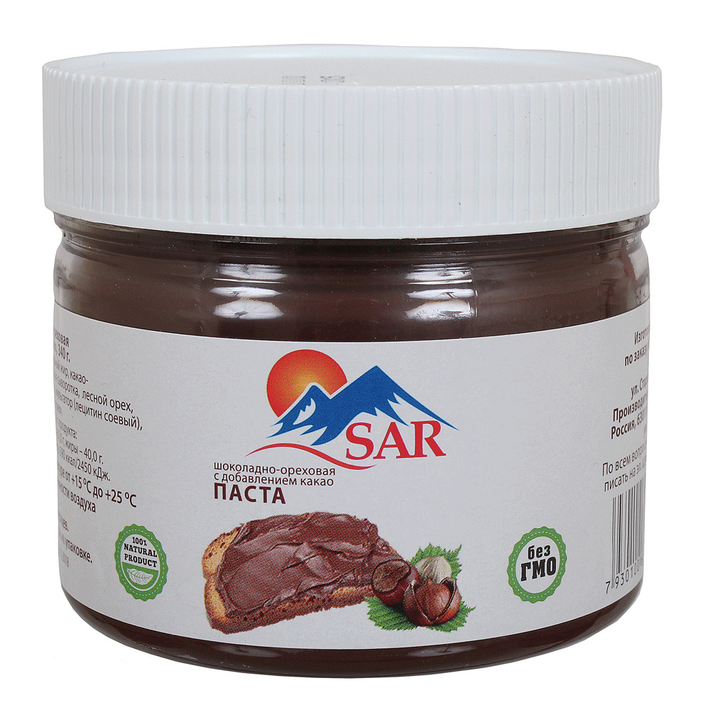 Шоколадно-ореховая паста 340 г - купить с доставкой по выгодным ценам в ...