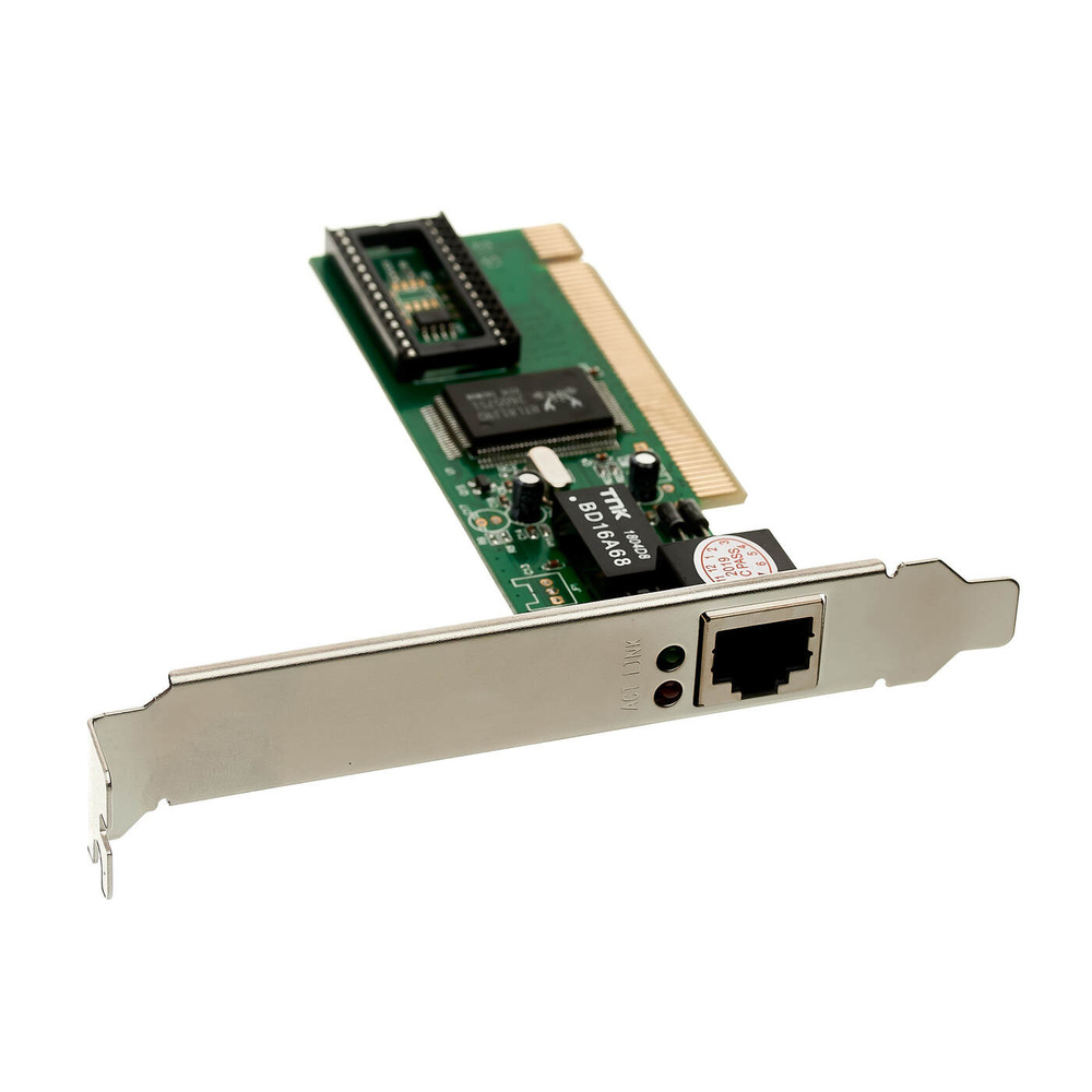 Сетевой адаптер ExeGate EXE-520 (PCI v2.2, 1xRJ45, UTP 10/100Mbps ...