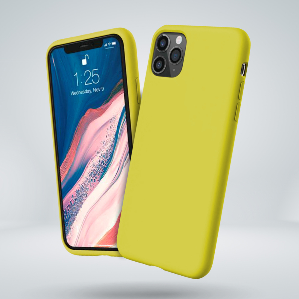 Чехол для iPhone 11 Pro, желтый,Lumobook LB-CS3-05 - купить с доставкой по  выгодным ценам в интернет-магазине OZON (233491332)