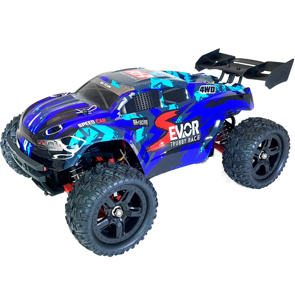 Радиоуправляемый трагги Remo Hobby S-EVOR 4WD 2.4G 1:16 RTR + Li-Ion и  зарядное устройство RH1661UPG Blue / машина на пульте управления по грязи -  купить с доставкой по выгодным ценам в интернет-магазине