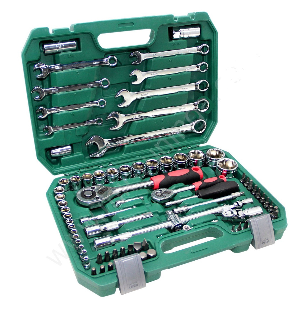 Набор инструментов для авто в чемодане, 82-предмета SATACR-V - купить ...