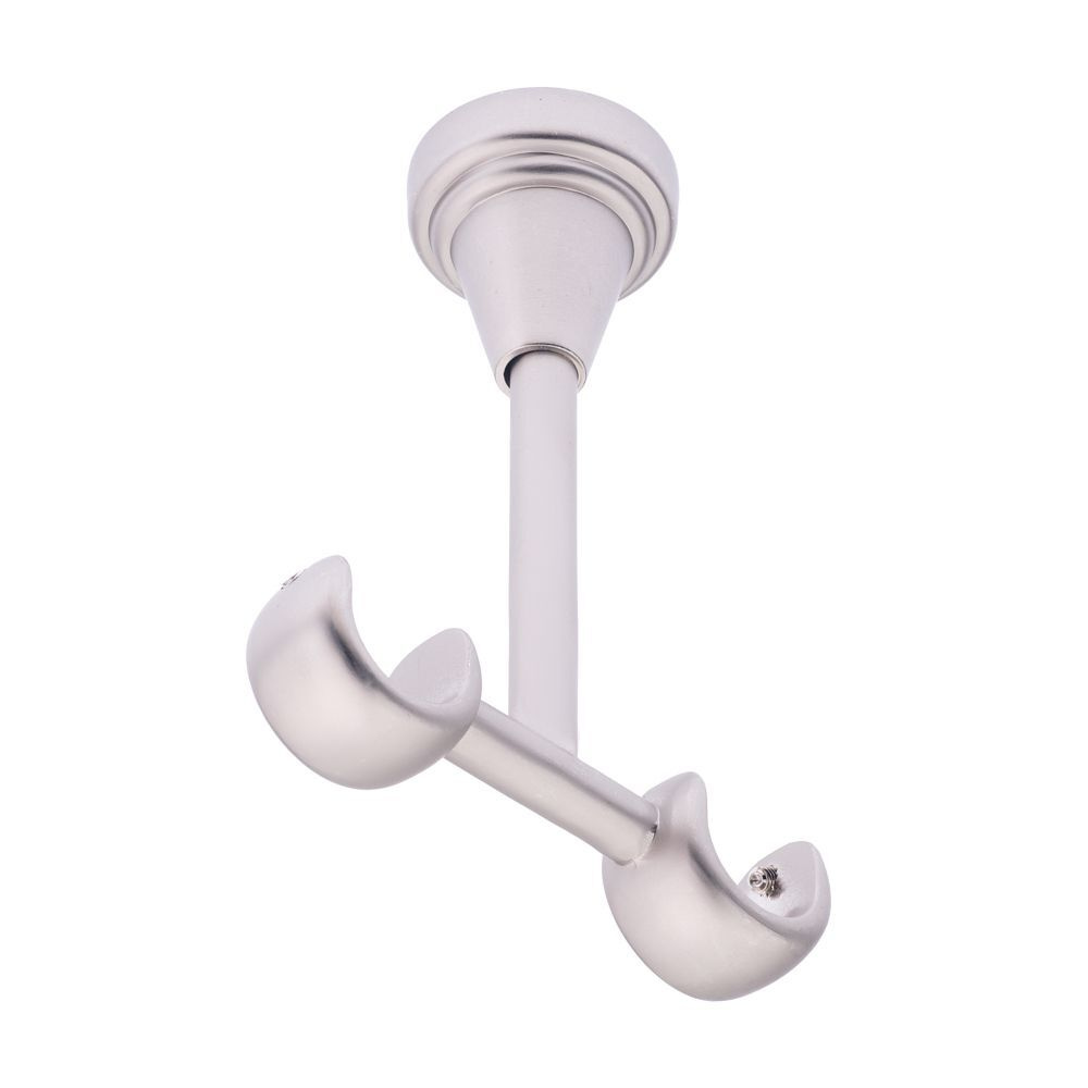 Кронштейн для карниза OLEXDECO Потолочный открытый II 19 Хром матовый ...