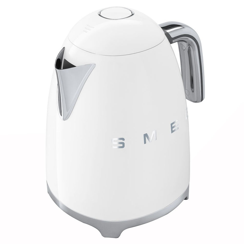 Электрический чайник Smeg KLF03WHEU, объем 1,7 л, белый глянцевый  #1
