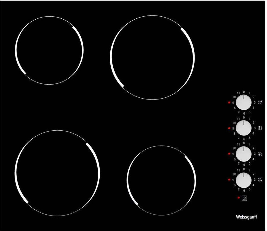 Weissgauff Электрическая варочная панель HV 640 BK, черный #1
